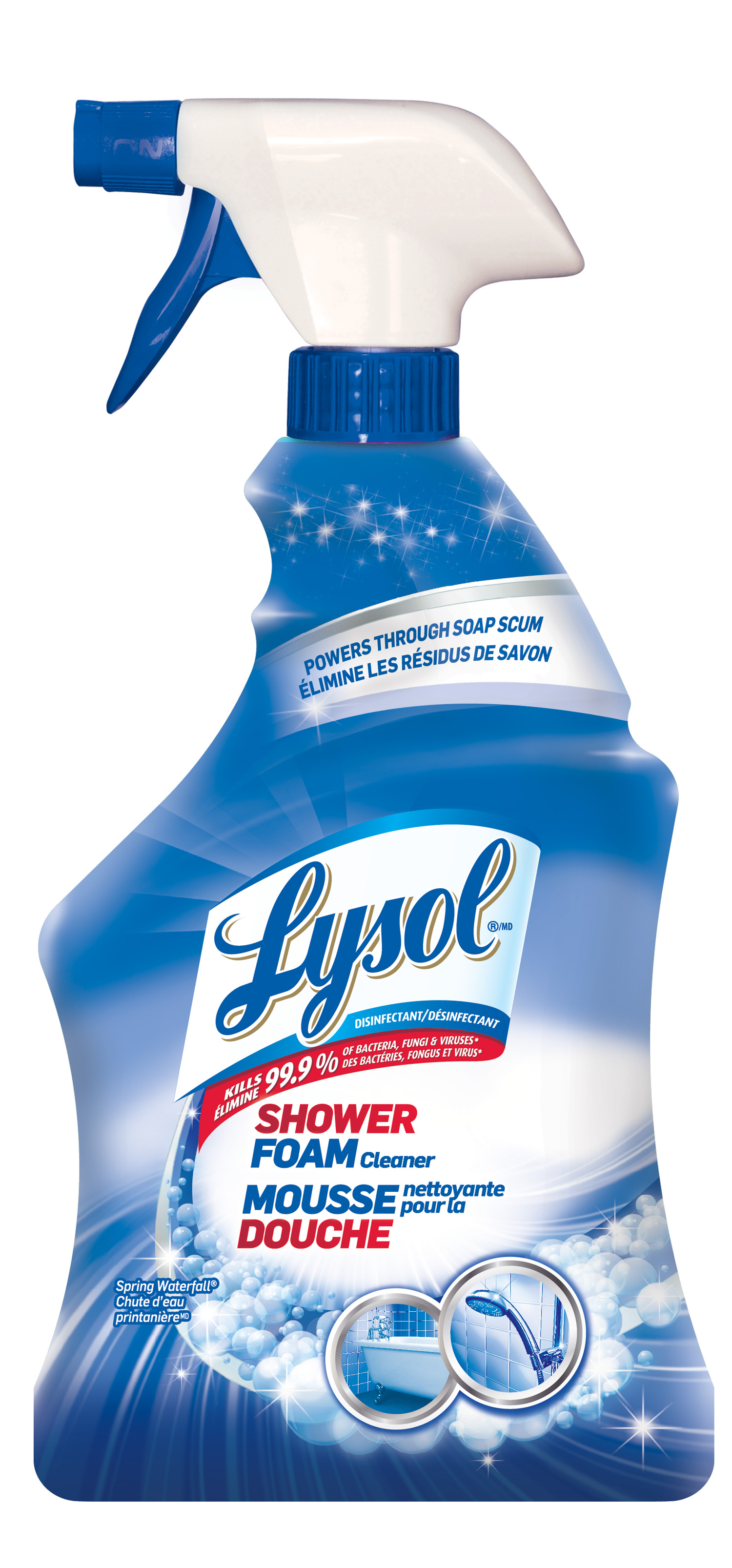 LYSOL Disinfectant Shower Foam Cleaner  Spring Waterfall Canada Discontinued 
